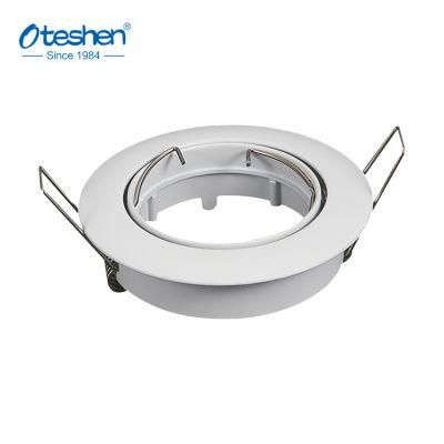 White Color Resessed Down Light Fixture in IP20 with Cast-Zinc
