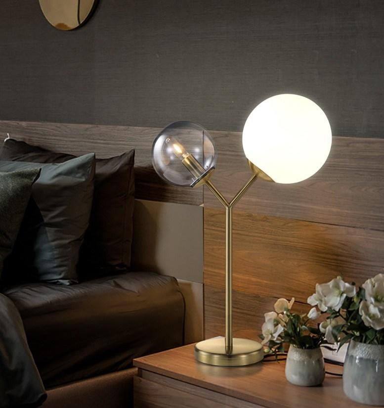 Nordic Creative Romantic Ball Table Lamp Simple Modern Living Room Decorative Lamp Study Bedroom Bedside Table Lamp