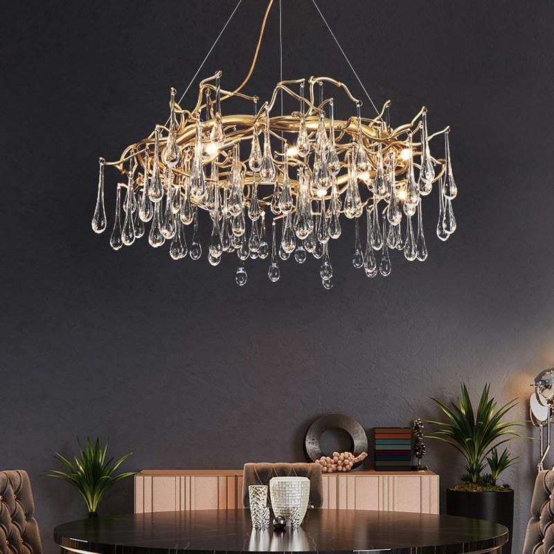 Living Room Pendant Lamp Hotel Creative Dining Room Crystal Chandelier