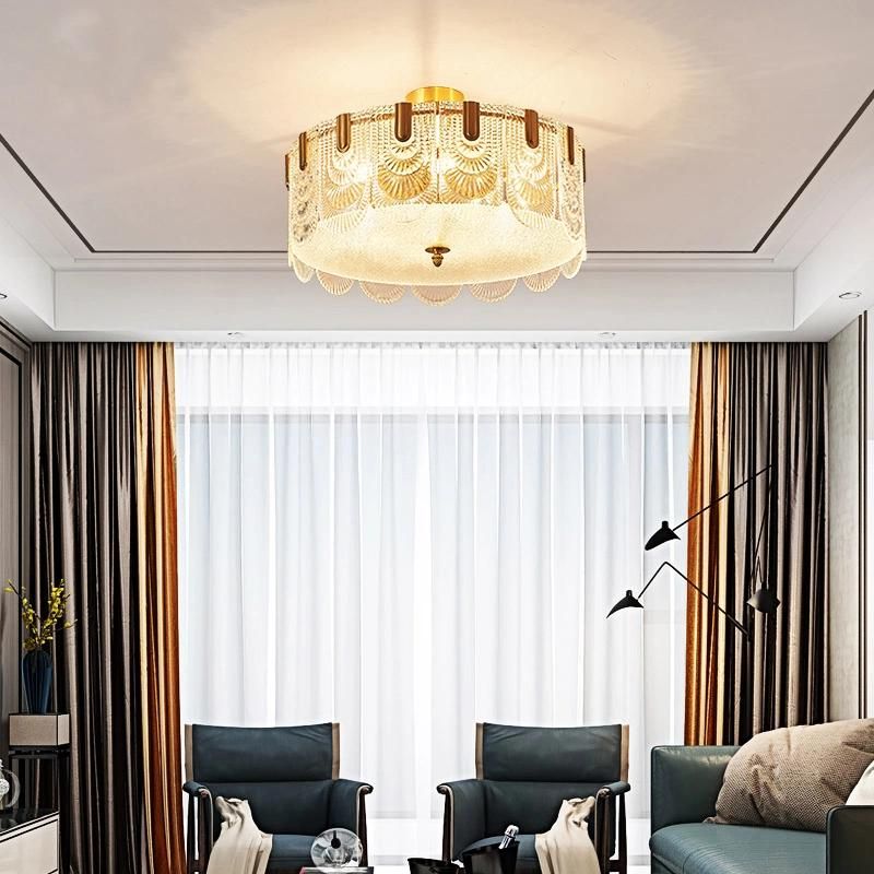 Golden Royal Style Pendant Lamp Chandelier Living Room Lamp Restaurant Lamp