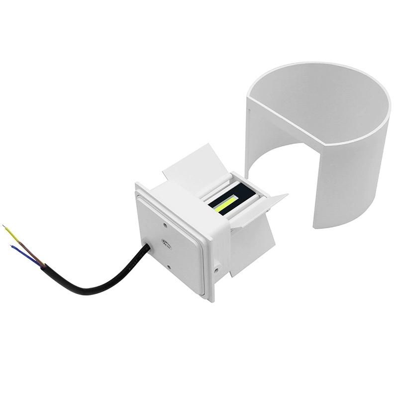 Outdoor LED Wall Lights Industrial White Wall Light Modern Black Wall Light Rainproof