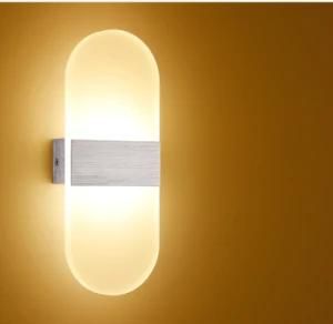 Modern LED Wall Light Indoor Bedroom 3W Aluminum Wall Lamp