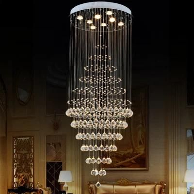 Lustres LED European Enamel Luxury Crystal Glass Chandeliers &amp; Pendant Light