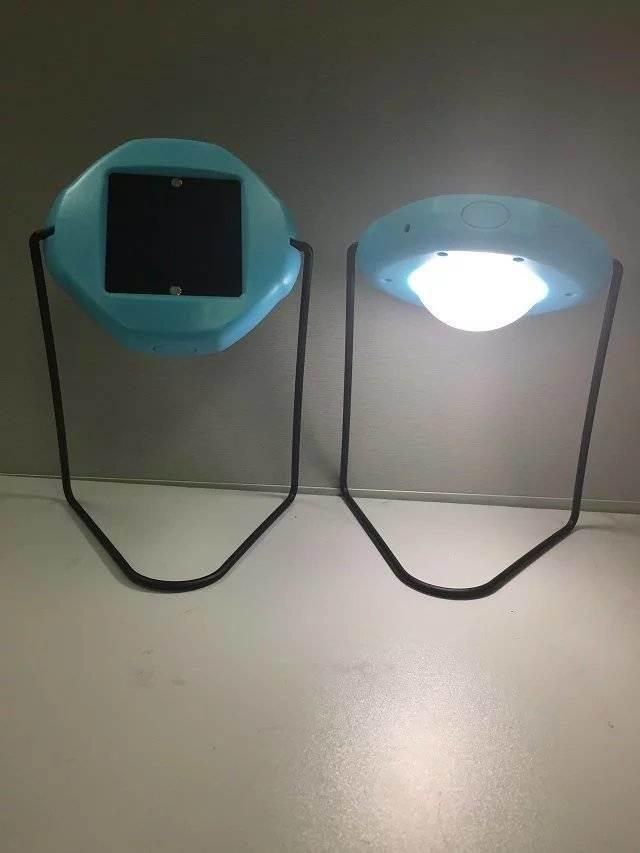 4 Lighting Class UFO Solar Energy Power Desk Reading Table Light Lamp Book Light ISO Factory