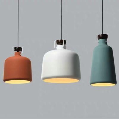 Colorful Modern Simple Small Aluminum Office Decorative Pendant Lamp