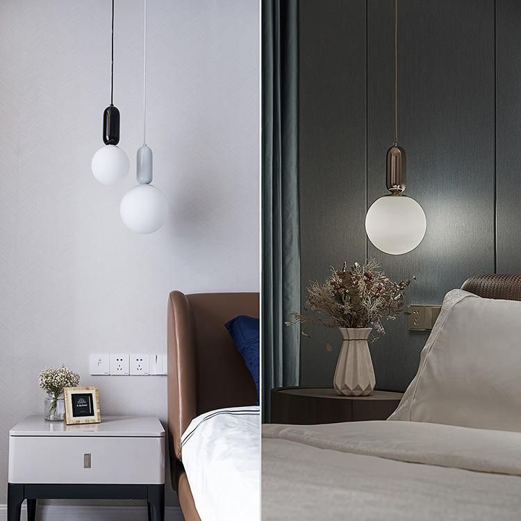 Modern Acrylic Gold, Chrome White, Black Stainless Steel LED Hanging Pendant Light