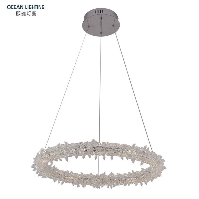 Indoor Lamp Ocean Lighting Modern Designs Nordic Customized LED Crystal Pendant Light