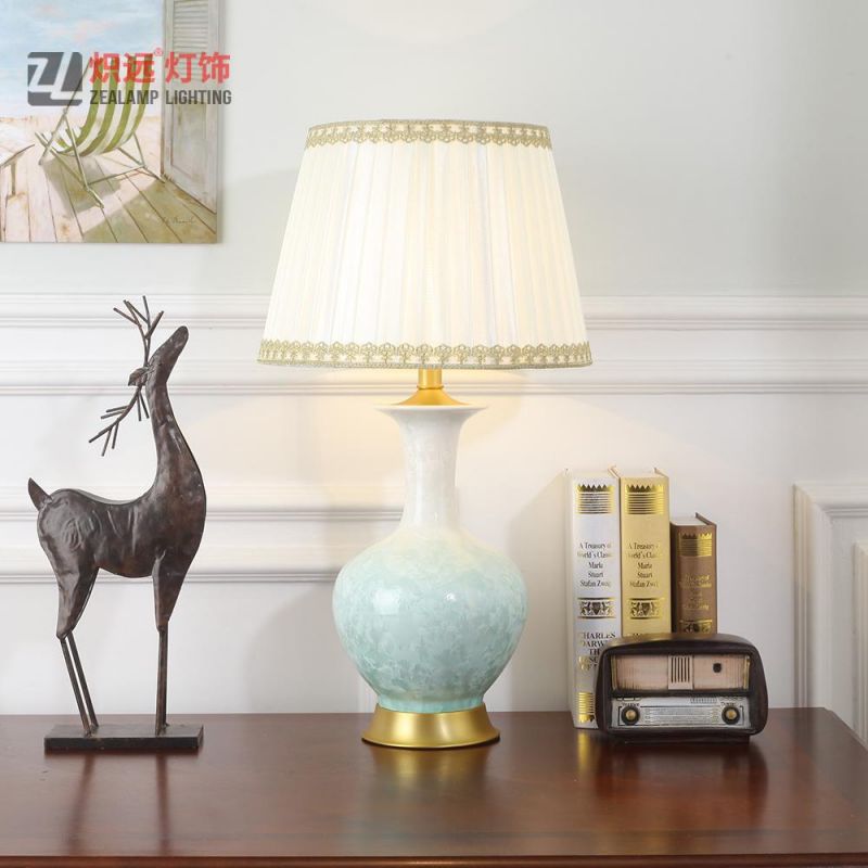 Home Lighting Ceramic Vase Table Lamp for Living Room (TL8014)