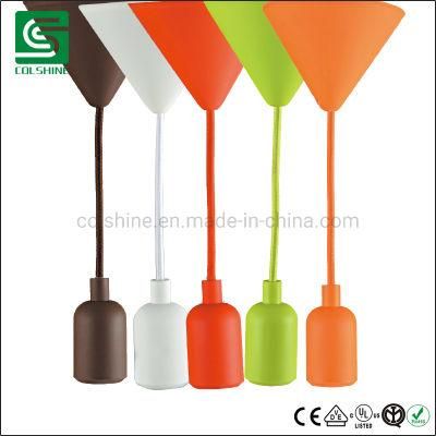 E27 Colorful Plastic Pendant Light Decoration Silicone Lamp