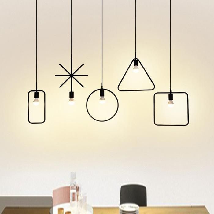 Loft Individual Pendant Lights for Kitchen Dining Room Bar Shop Lighting (WH-VP-29)
