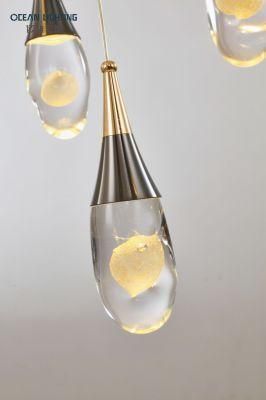 Crystal Pendant Lamp LED Pendant Lamp Shade Glass Om822504-1
