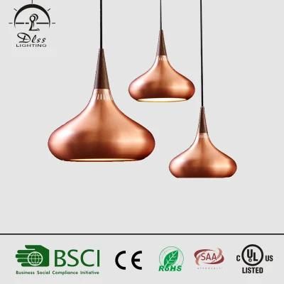 2017 Modern Copper Aluminum Pendant Lamps for Coffee Shop Lighting