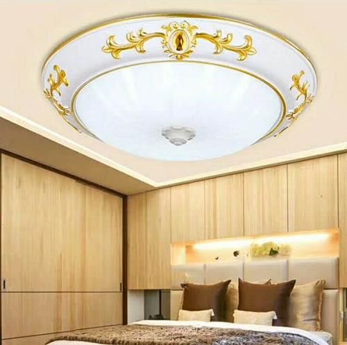 Europe Style Modern Indoor Simple Design Round Glass Ceiling Lamp