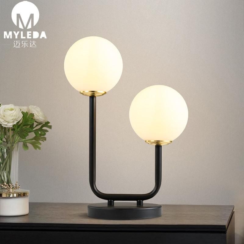 Hotel Decorative Bedroom Metal Bedside Modern Table Lamp