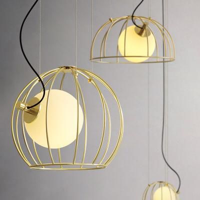 Pendant Lights Modern Art Deco Chandelier for The Kitchen Master Bedroom Gold Pendant Lamp (WH-GP-51)