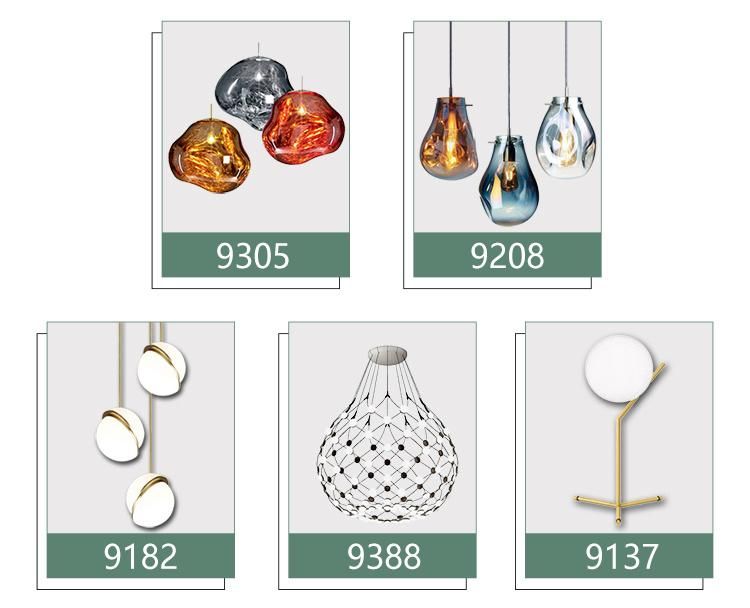 Triangle Stainless Steel Mosaic Silver Gold New Pendant Lamps