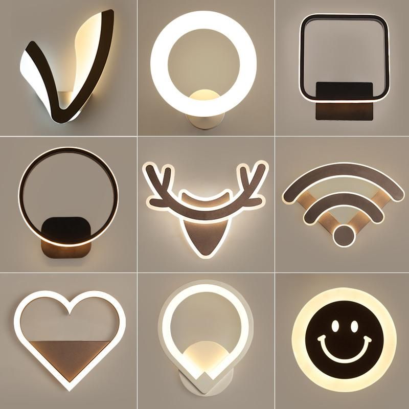 Hotel Restaurant WiFi Sign Energy Saving LED Wall Light Fixture