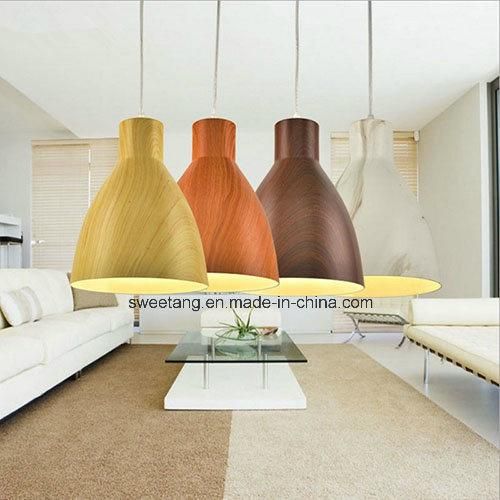Decorative Light Chandelier Pendant Lamp with Wood Color