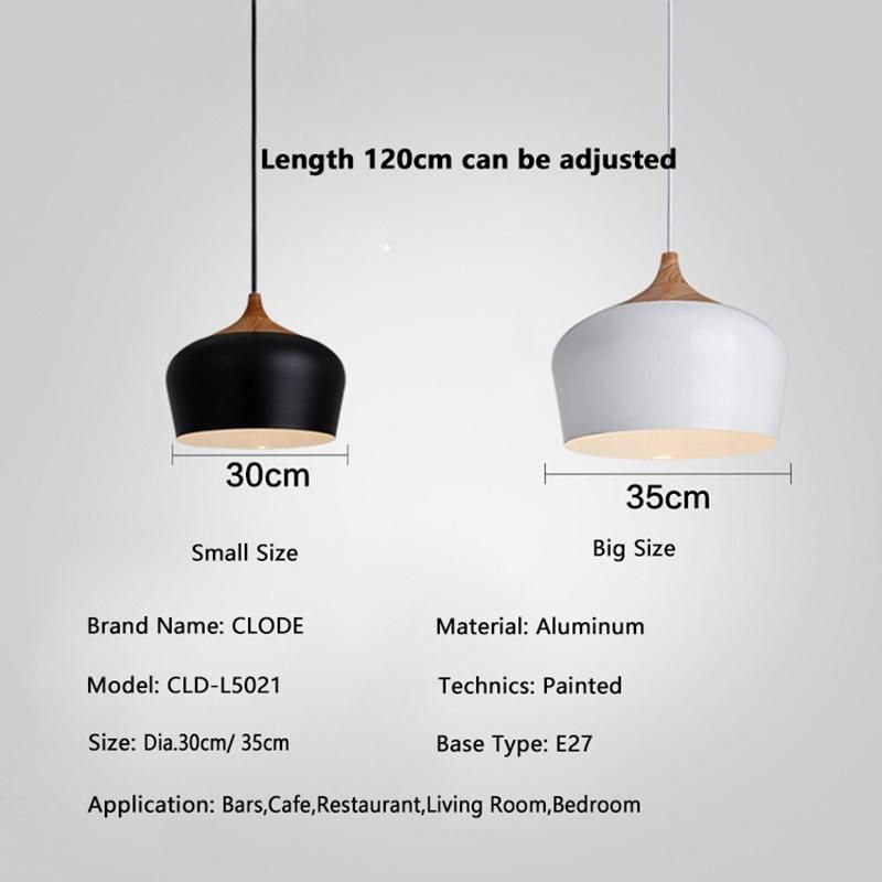 Nordic Industrial Pendant Lights Japan Style Indoor Home Decorative Wooden Lamps Living Room Pendant Lamp (WH-AP-215)