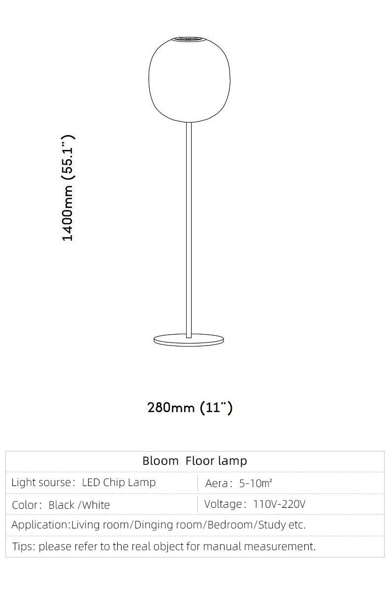 Nordic Glass Ball Floor Lamp Modern Simple Designer Floor Lamp (WH-MFL-163)