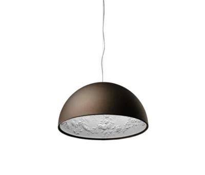2022 Modern Luxury Black LED Pendant Lamp, Custom Hotel Engineering Chandeliers &amp; Pendant Lamps, Semicircle Acrylic Lampshade