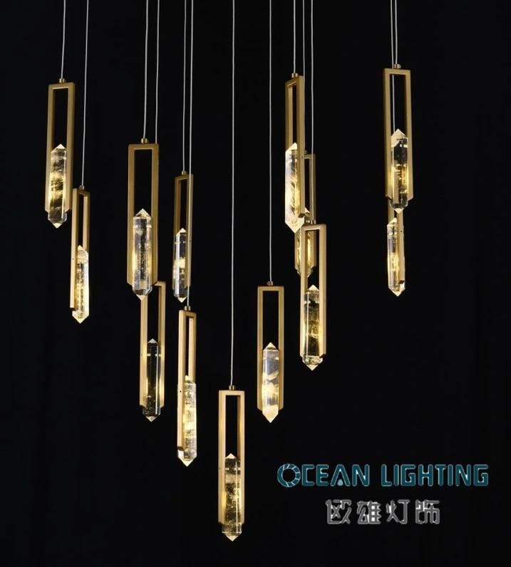 Crystal Chandelier Pendant Lamp for Hotel Home Decoration