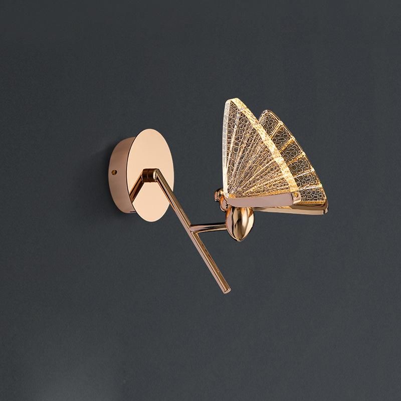 Bedroom LED Wall Lamp Butterfly Creative Personality Wall Light Stair Decorative Lighting