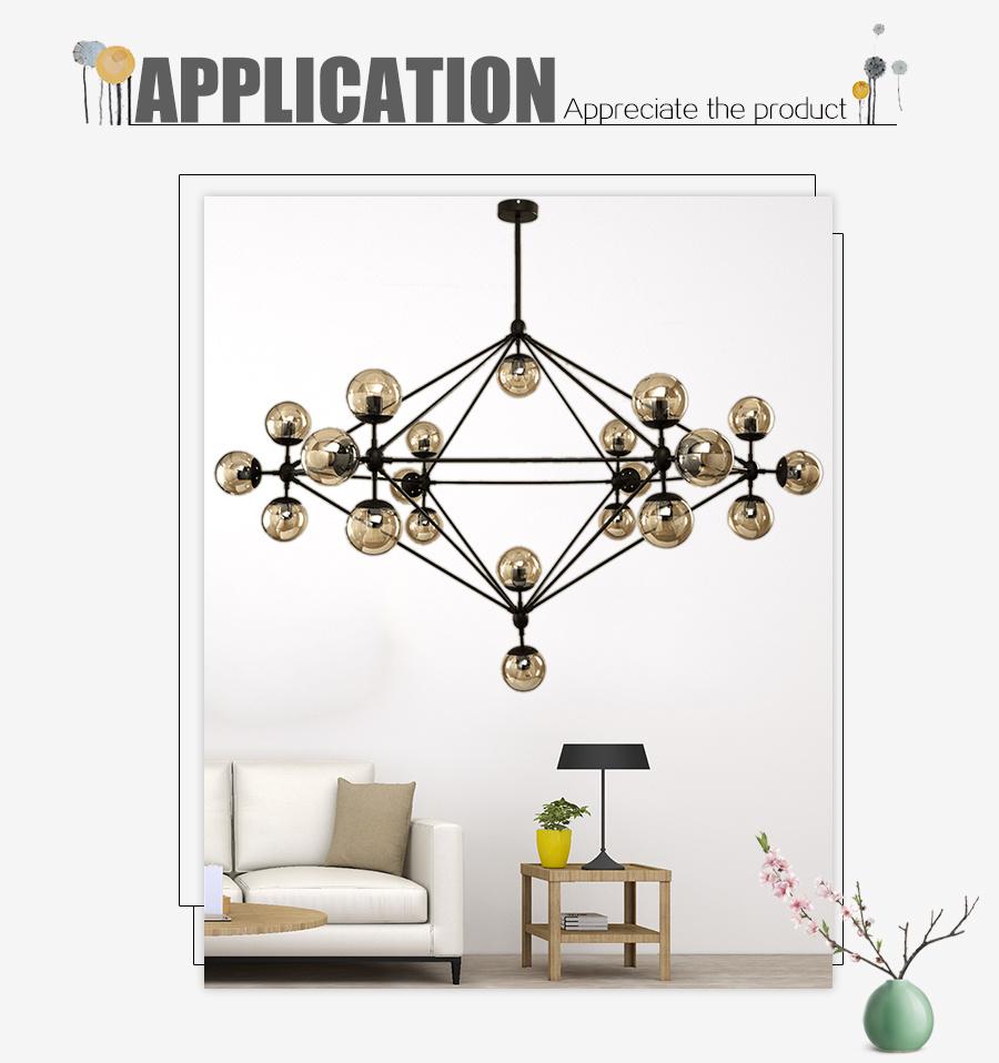 Modern Gold Chandelier Pendant Lighting Chandelier for Home or Restaurant