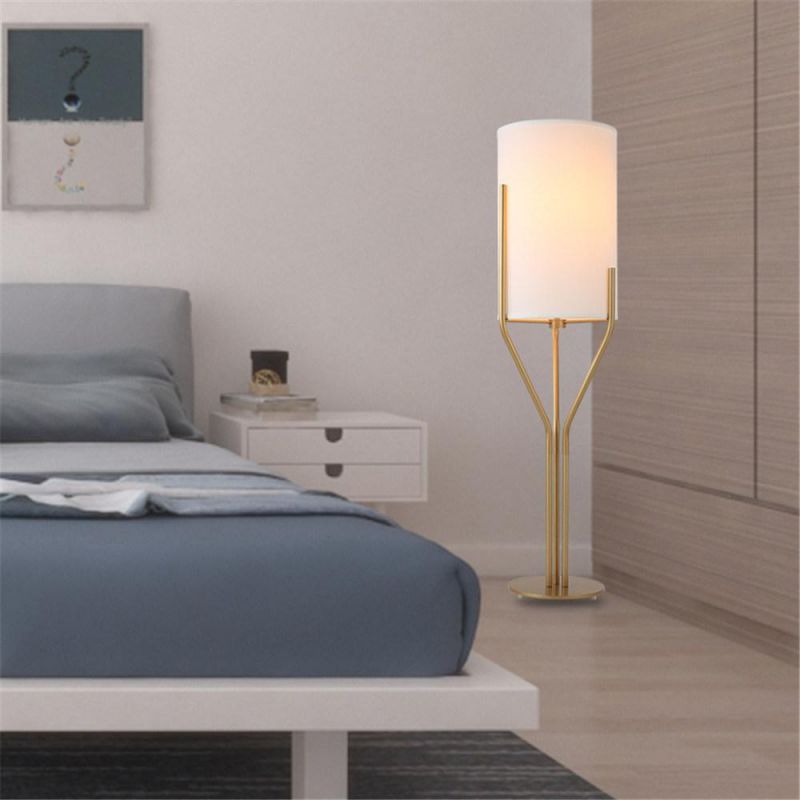 Hotel Project Modern Standing Lighting Floor Lamp with Fabric Shade
