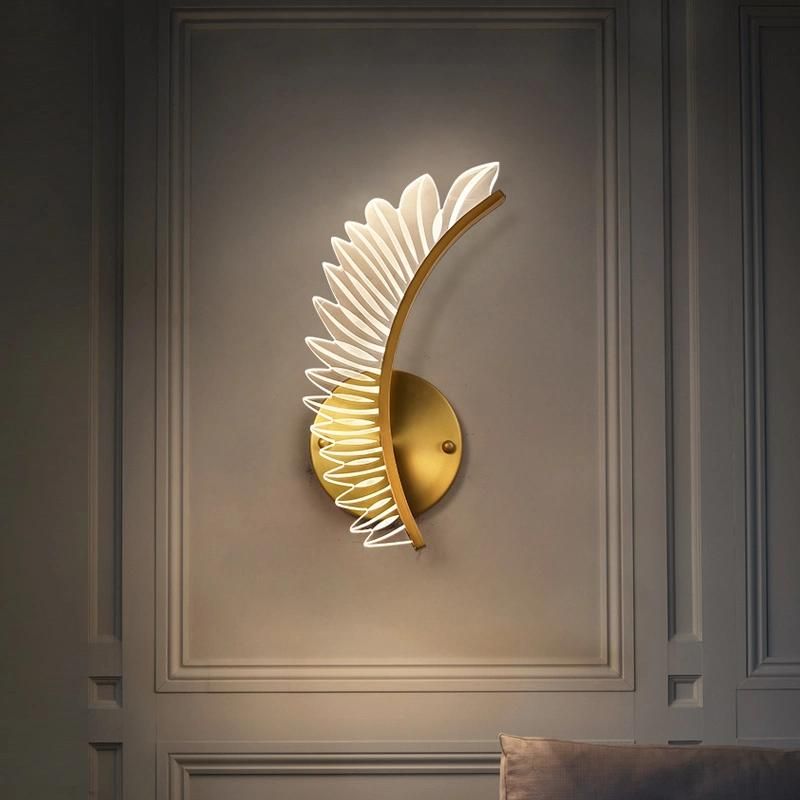 Modern Gold Designer Wall Lights for Bedroom Bedside Wall Sconce (WH-OR-125)