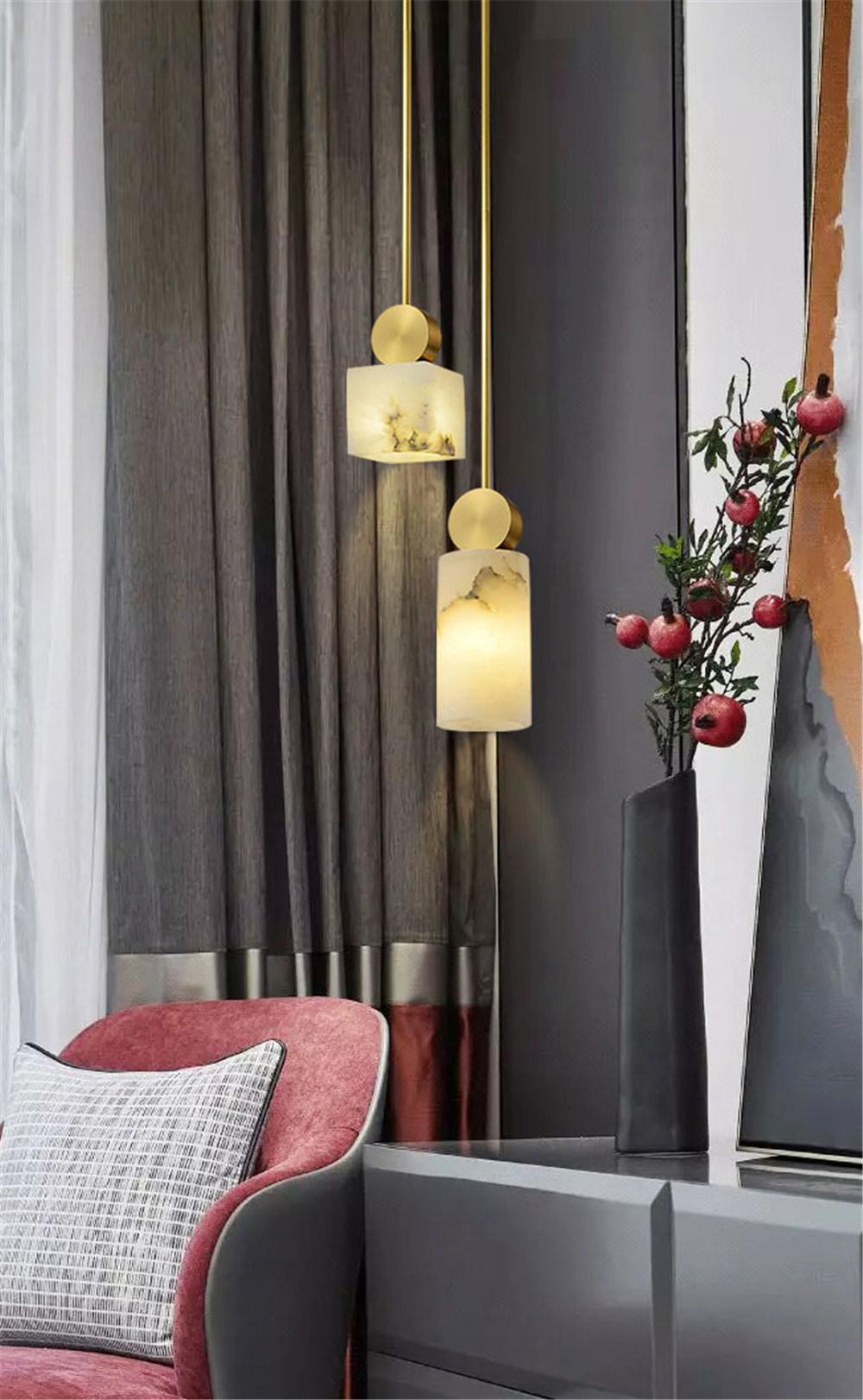 Modern Newest Pendant Light Decorative Hanging Marble Pendant Lamp