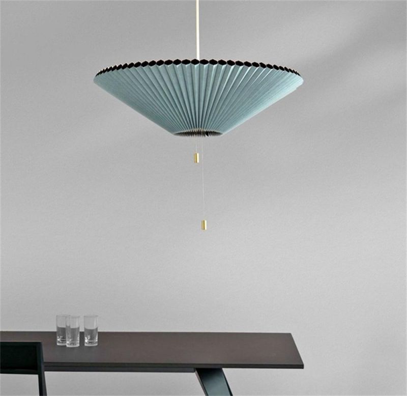 Net Red Umbrella Chandelier Personality Creative Restaurant Living Room Bedroom Art Telescopic Deformation Pleated Lamp