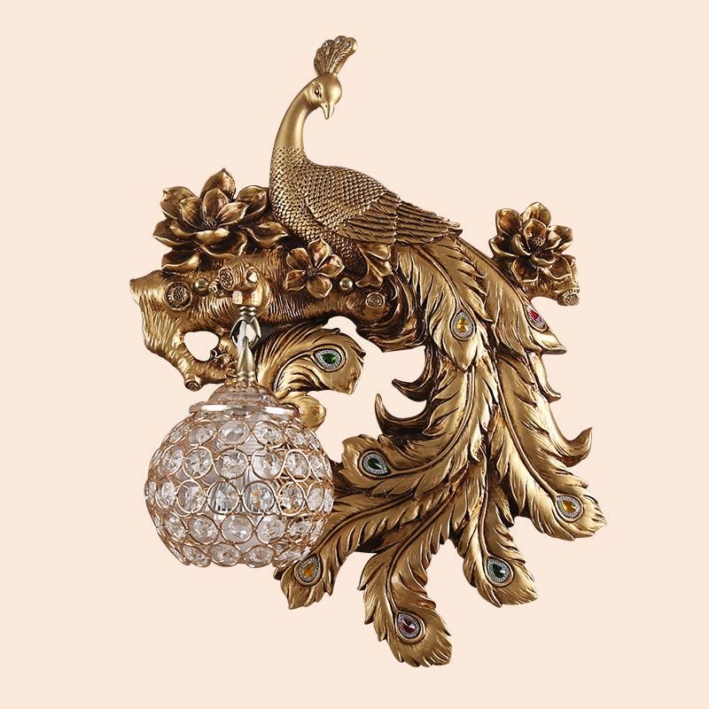 Chandelier Luxury LED Ceiling Lights Bird Lamp Crystal Chandelier Pendant Light Living Room Dining Room Sets Wall Light