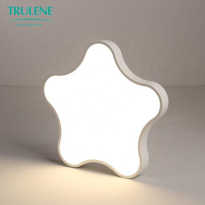Colorful LED Ceiling Lamp for Living Room Bedroom Star-Shaped Light