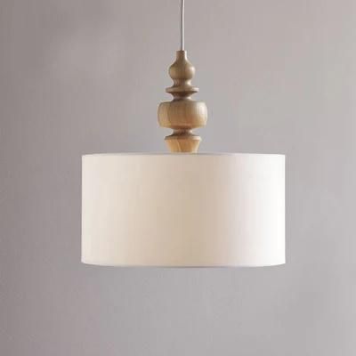 Fancy Wooden Fabric design Pendant Lamp