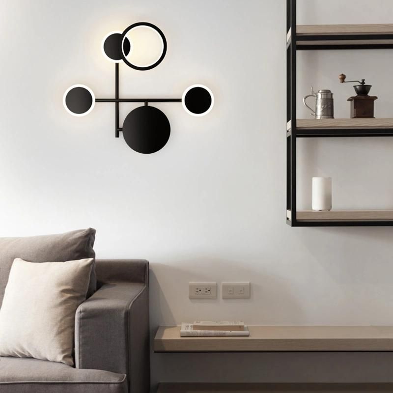 Nordic Living Room Wall Lamp Modern Creative Aisle Bedroom Bedside Lamps