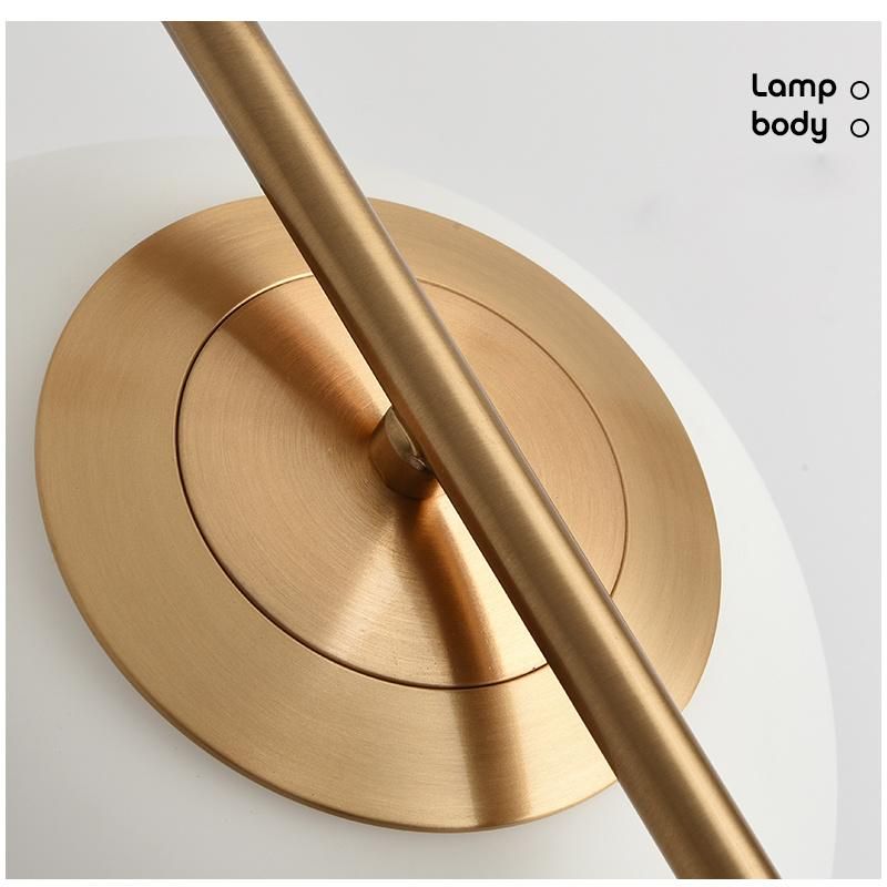 Nordic Glass Ball Pendant Light Gold Modern LED Chandelier Hanging Lamp