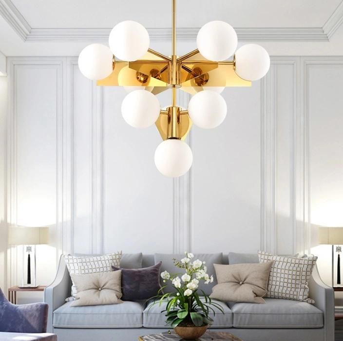Modern Zhongshan Decorative Home LED Big Project Lighting Chandelier