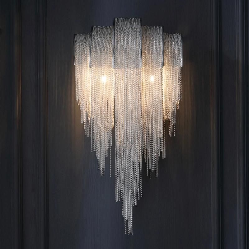 Tassel Wall Lamp Modern Light Luxury Bedroom Corridor Restaurant Cafe Light