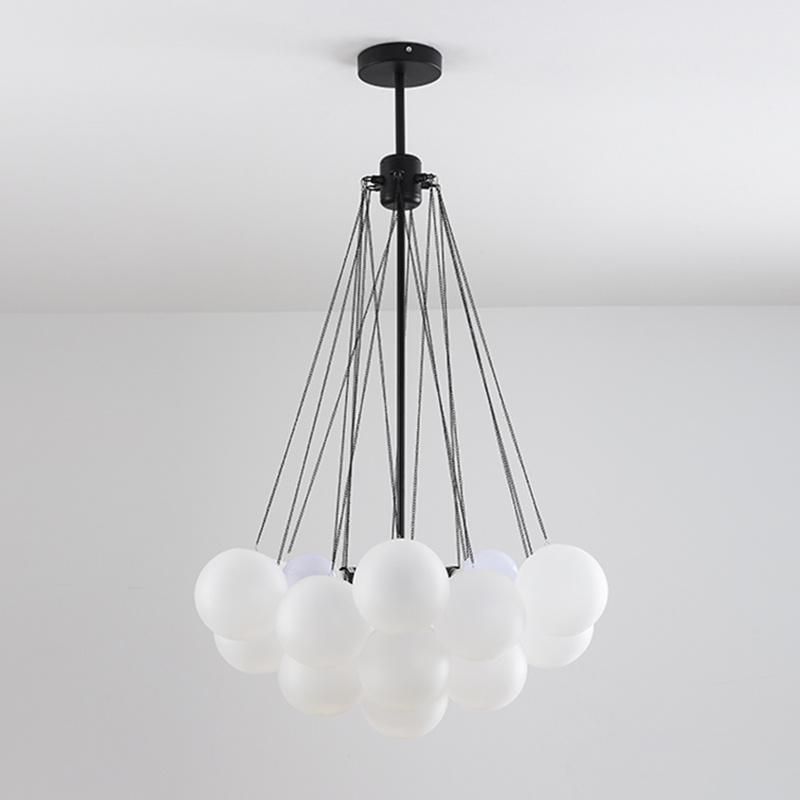 Nordic Bedroom Lamp Living Room Dining Room Pendant Lamp Glass Lamps