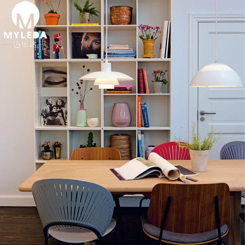 Interior White Metal Modern Pendant Hanging Decorative Light