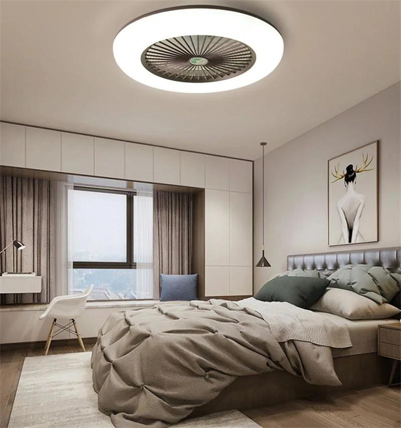 New Bedroom Lighting Simple Indoor Remote Control LED Ceiling Fan