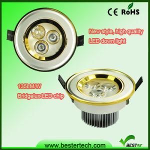 Bridgelux/Epistar Single Chip Recessed 3W LED Downlight