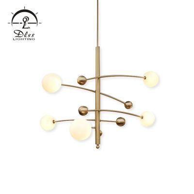 Contemporary Indoor Lights for Home Large Iron Glass Chandeliers