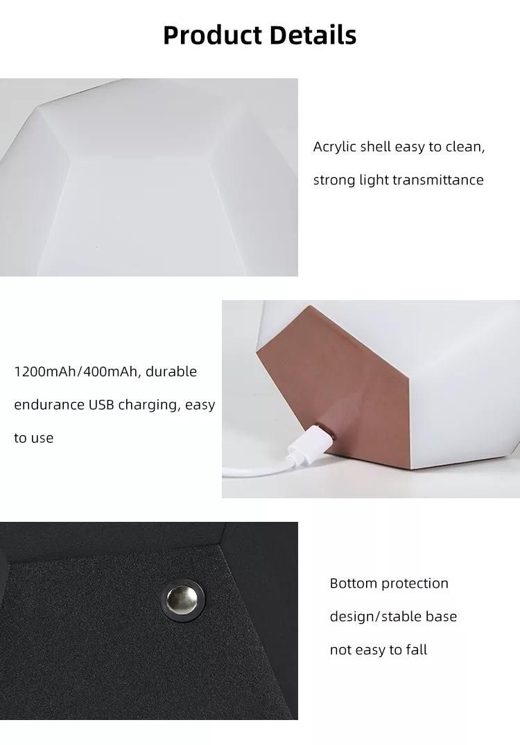 Whosesale Price modern USB Table Lamp Bedroom Bedside Kids Sleeping Toy Warm RGB LED Night Light