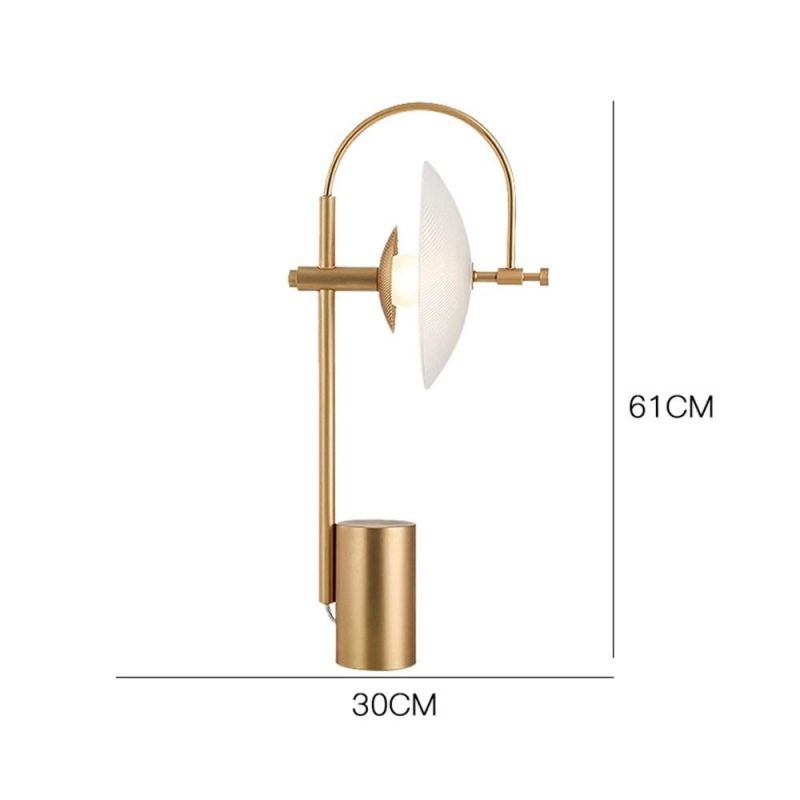 Metal Living Room Desk Lamp Art Decor Desk Glass Bedside Bedroom Designer Table Lamp Simple Iron Desk Light