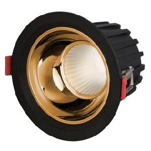Colorful Frame Anti Glare Free Flicker Recessed Commercial Ceiling LED COB Down Light