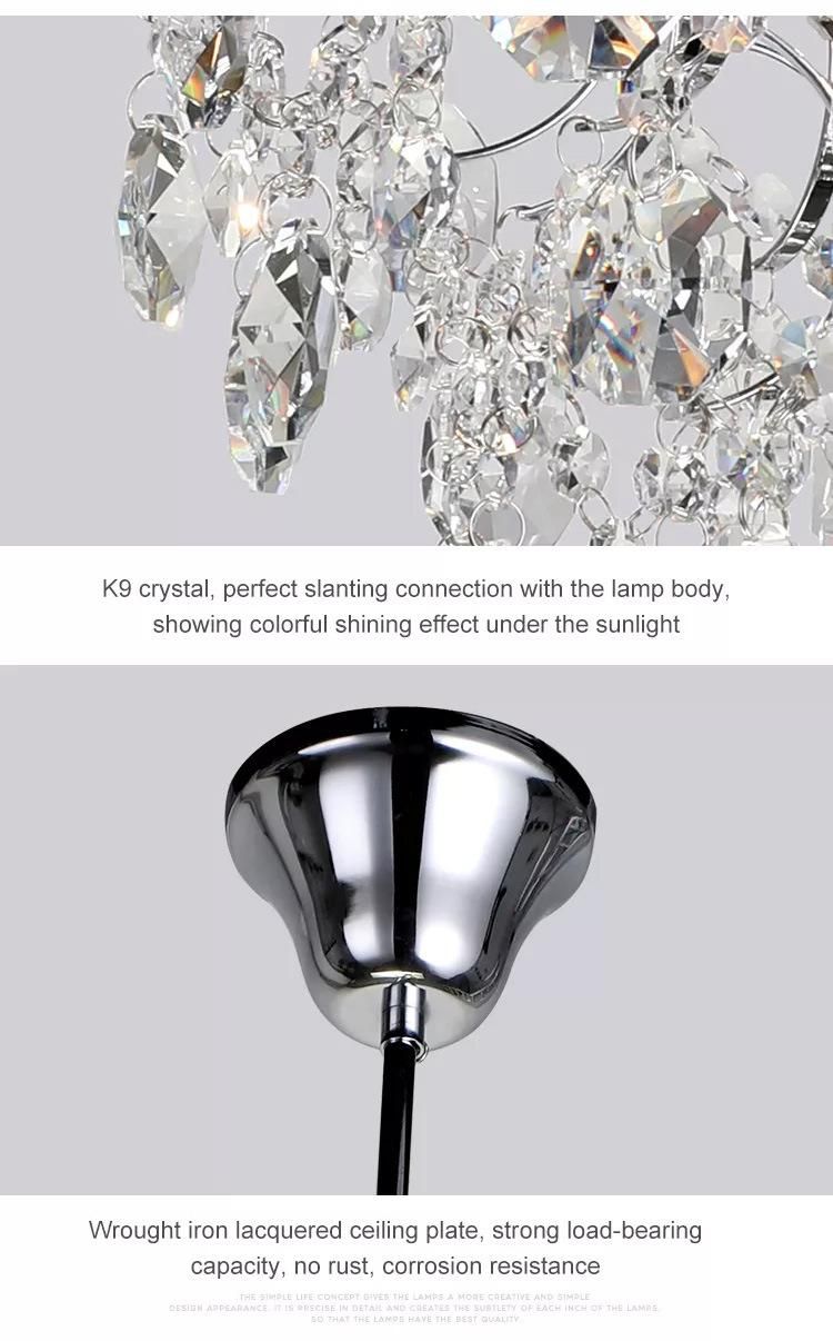 Glinting Wholesale European Popular Interior Glossy Prismatic Decoration Chandelier