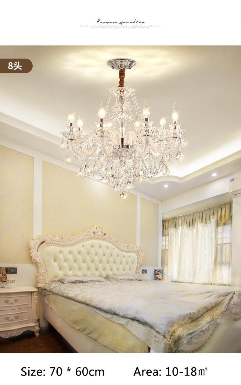 French Contemporary Light Luxury Crystal Chandelier LED Modern Chandeliers & Pendant Lights