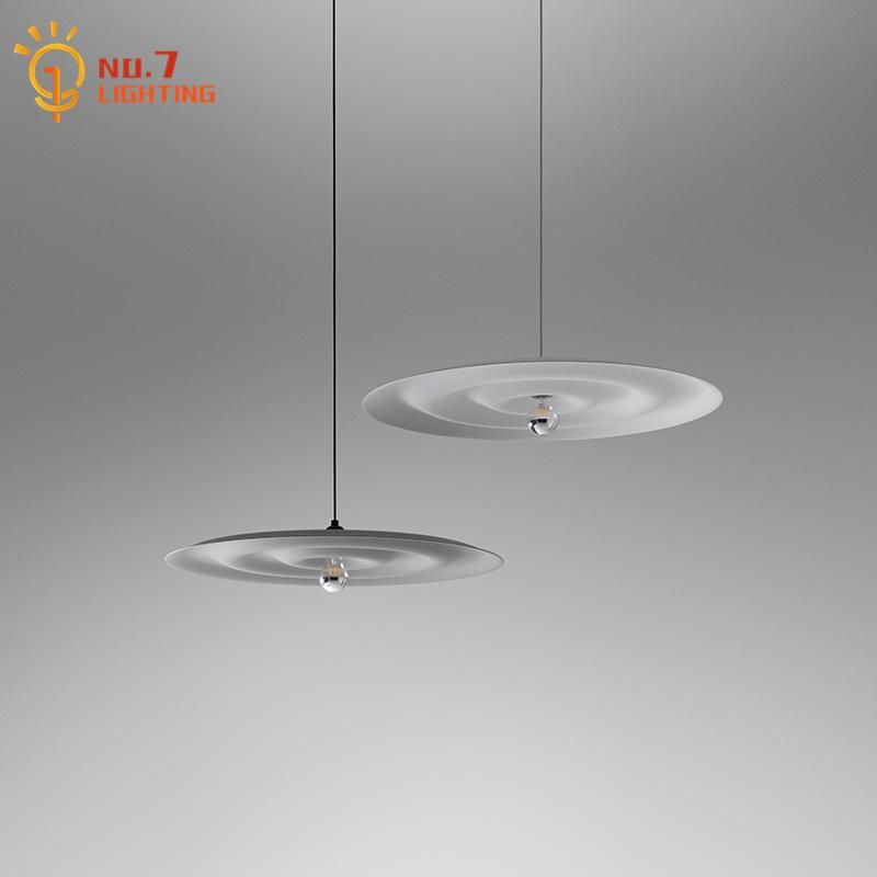 Nordic Round Pendant Light Modern Light Living Room Restaurant Villa Coffee Study Bedroom Pendant Light (WH-AP-155)